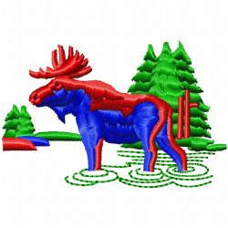 Gazelle Embroidery Design 11 Gazelle Embroidery Design 11